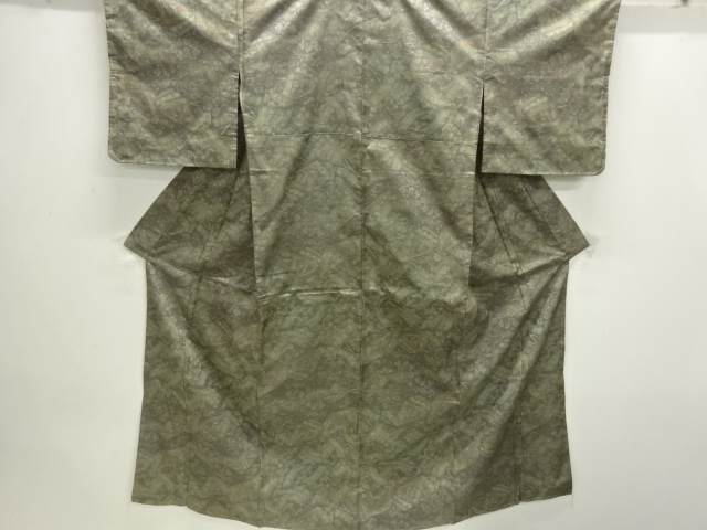 JAPANESE KIMONO / OMESHI / NISHIJIN-ORI / WOVEN FLOWER